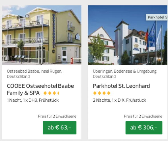 Screenshot DERTOUR: Jetzt 15€ sparen auf Ihre DERTOUR Hotelbuchung